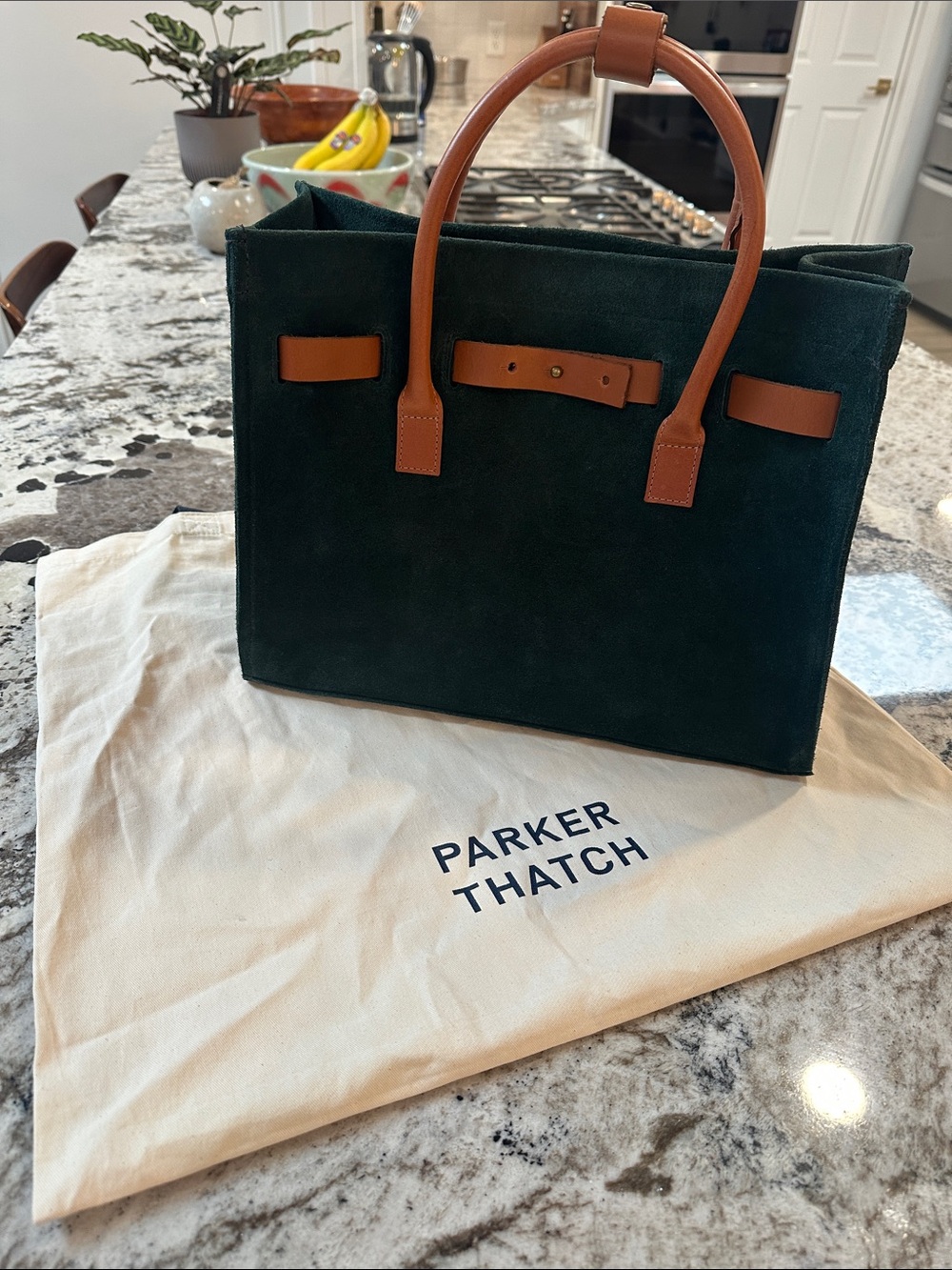 Parker Thatch Suede Leather
